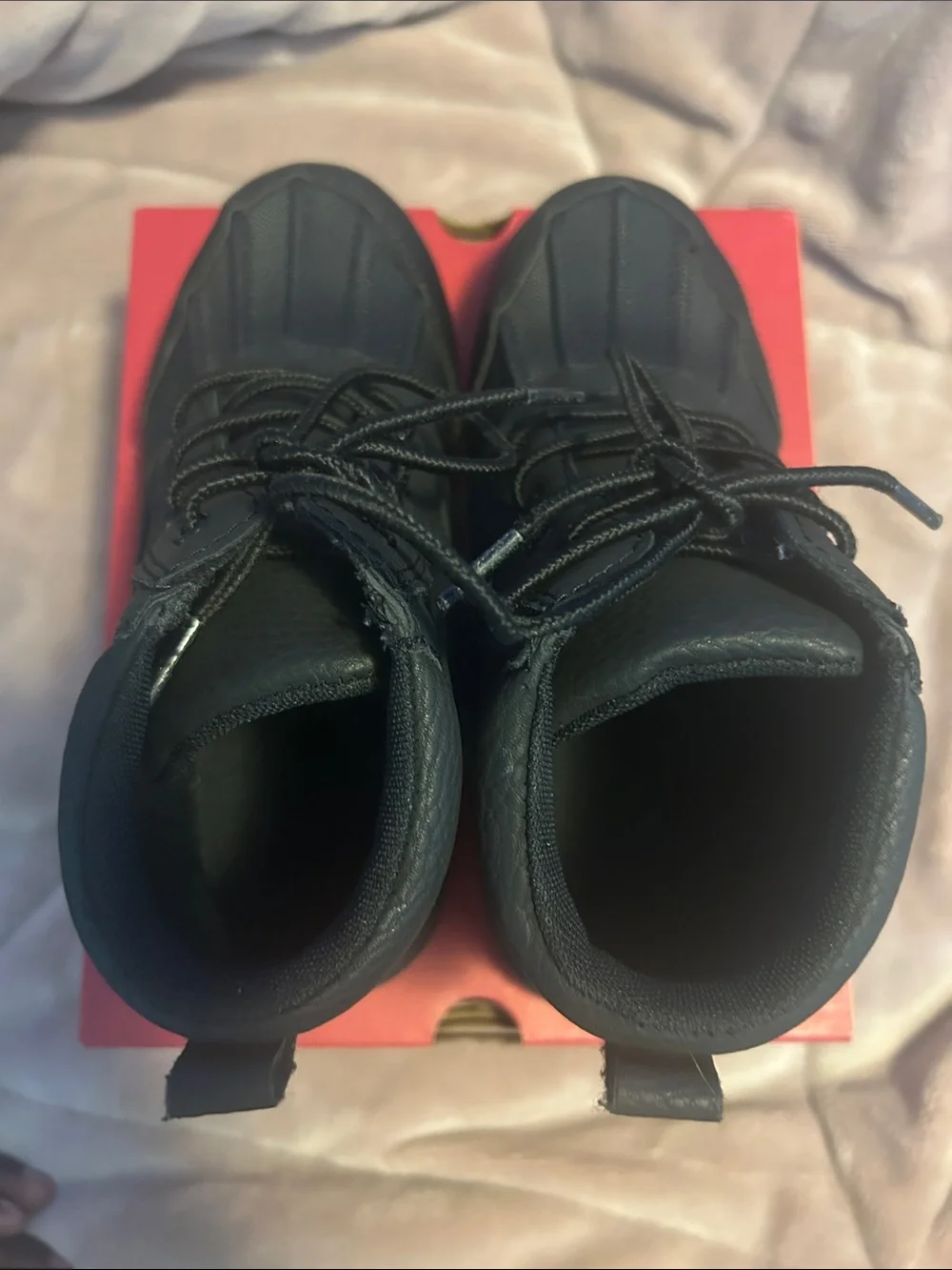 Levi's Boy’s Black Lace-Up Duck Boots
